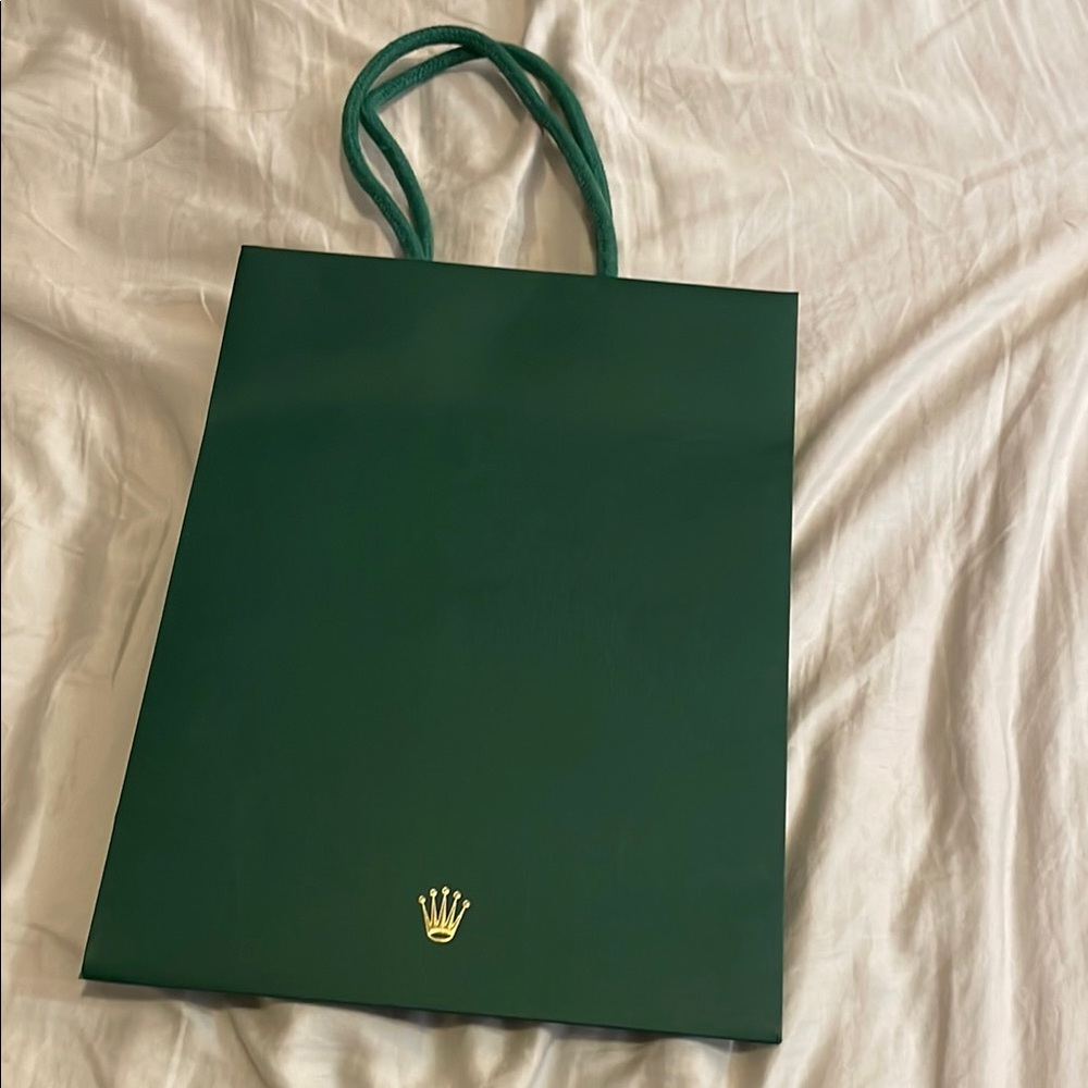 Authentic Rolex shopping bag